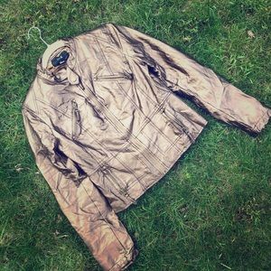 Moto jacket, vegan leather